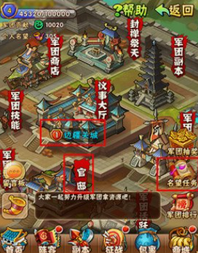 少年三国志议事大厅有什么用