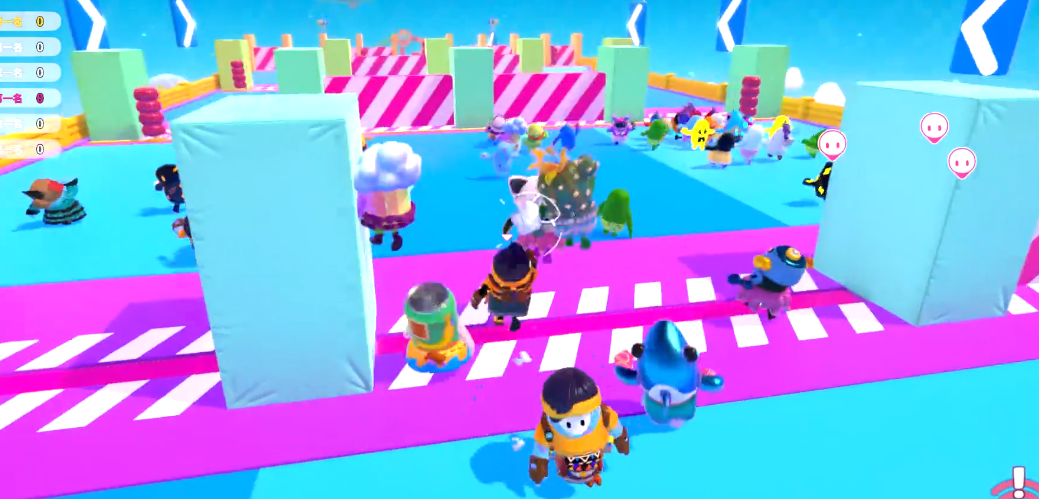 糖豆人怎么跳高台摔倒-嘿咕攻略网