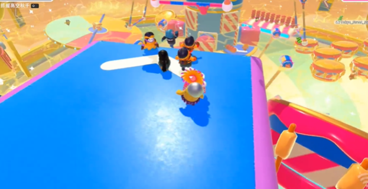 糖豆人怎么跳高台摔倒