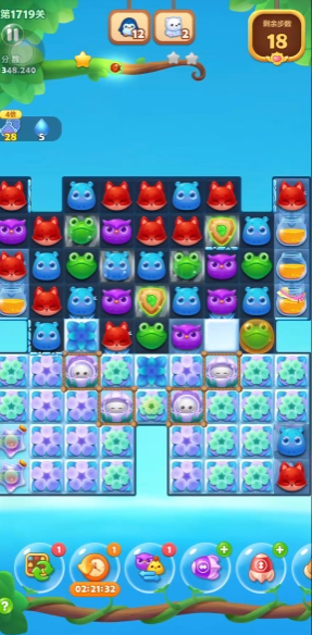 开心消消乐第1719关怎么玩