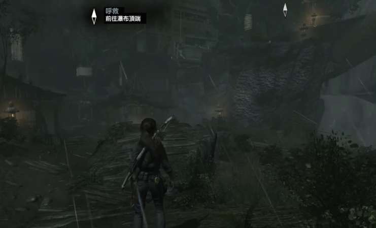 古墓丽影9瀑布顶端怎么爬-嘿咕攻略网