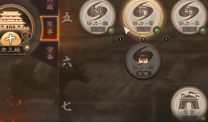 三国志战略版前期先升什么