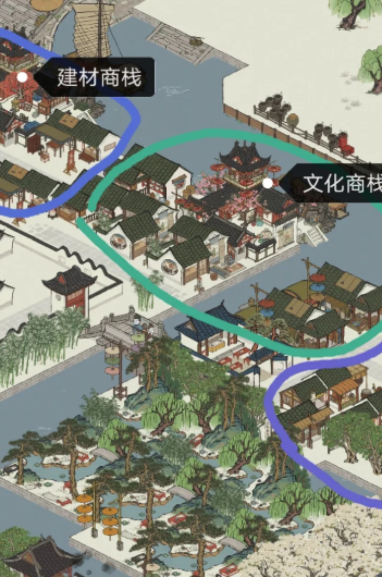 江南百景图商寨摆什么-嘿咕攻略网